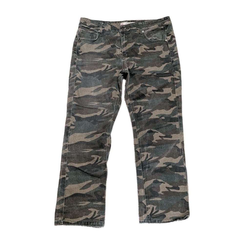 Noiz Camo Combat Pants Man 38/32 Cargo‎ Long Belted Military Field